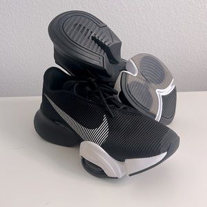 New Nike Air Zoom SuperRep 2 Womens CU5925-001 (Black/White-Black-DK Sz 9